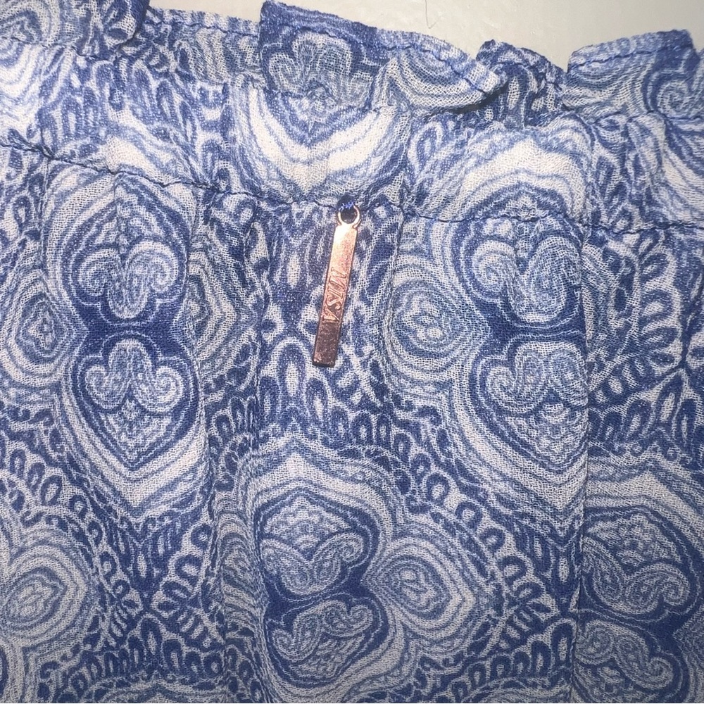 MISA Los Angeles x REVOLVE Isella Dress in Majorelle Mixed Tile Size XS - Picture 14 of 16